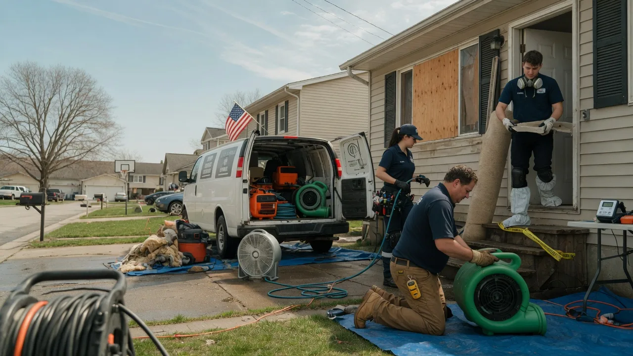 Water Damage Restoration in Winburne, PA near me